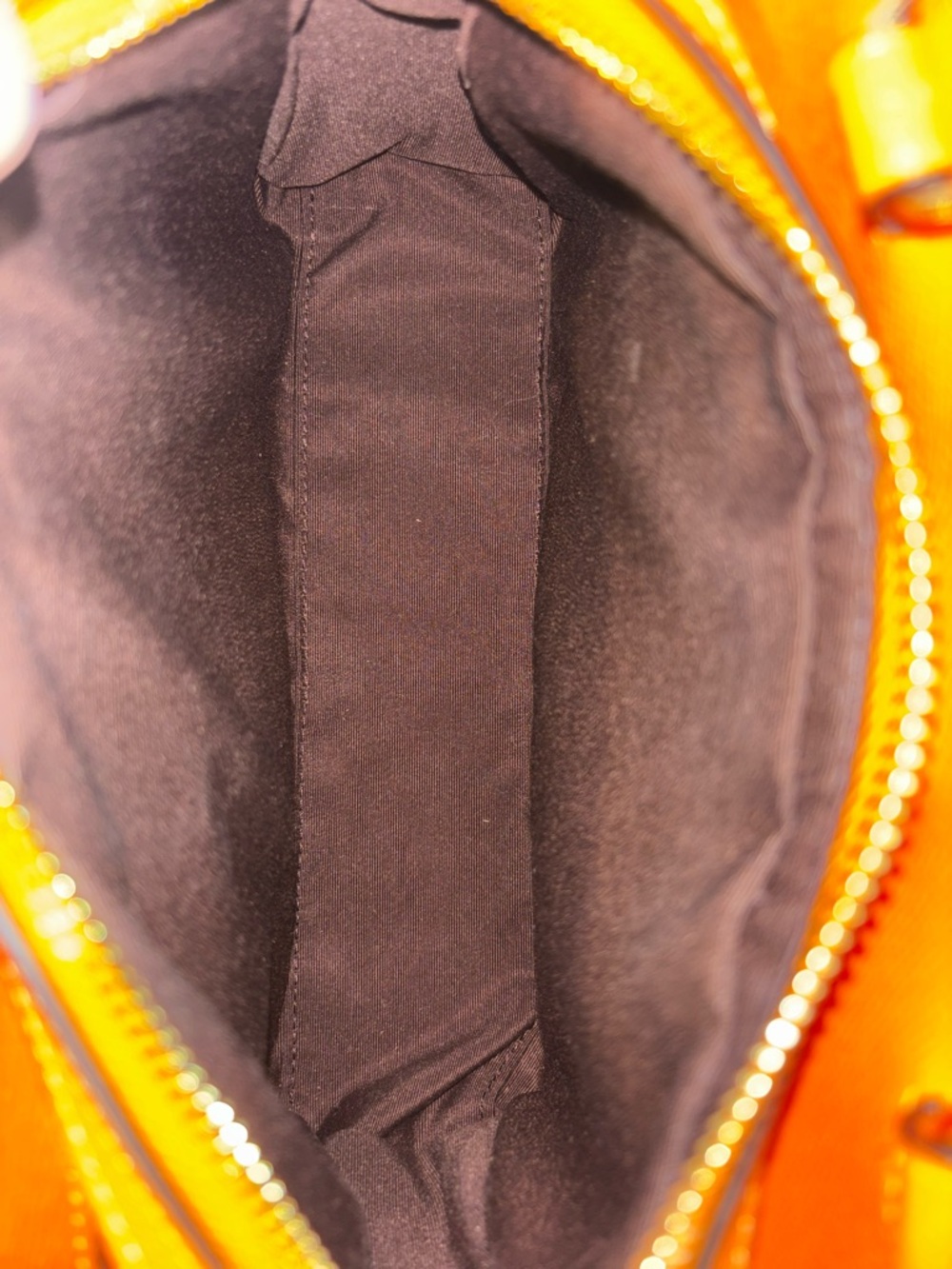Coach Mini Lillie Orange Crossgrain Leather Carryall 2020 - Picture 7 of 8